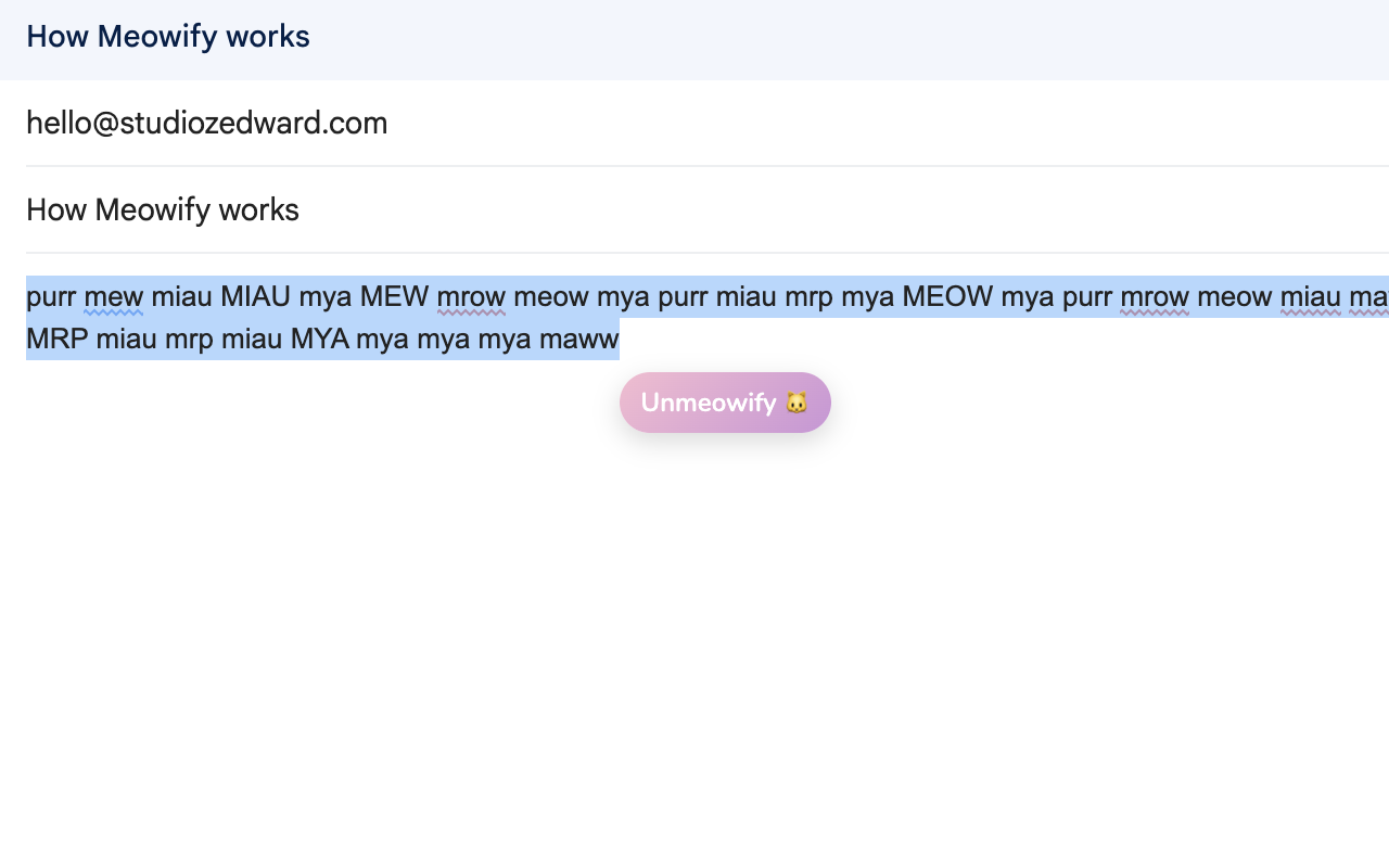 Meowify screenshot 3